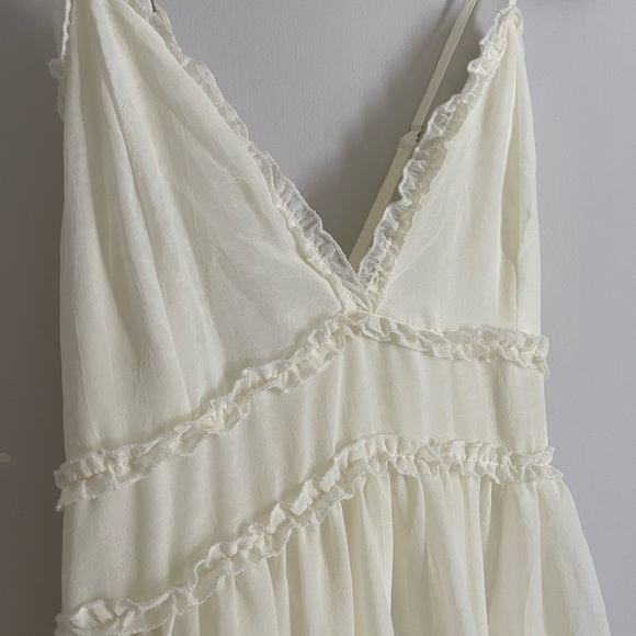 Dainty White Summer Dress - Picture 1 of 5